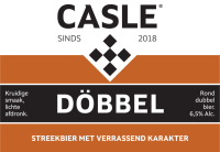 Casle Dobbel logo / etiket